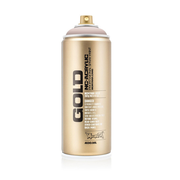 photo-Bombe de peinture - Gold - Acrylique - Flesh - G8190 - 400ml - Montana Cans