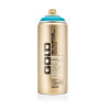 photo-Bombe de peinture - Gold - Acrylique - 100% cyan - P2000 - 400ml - Montana Cans