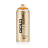 photo-Bombe de peinture - Gold - Acrylique - Shock orange light - S2000 - 400ml - Montana Cans