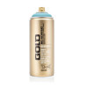 photo-Bombe de peinture - Gold - Acrylique - Shock blue light - 400ml - Montana Cans