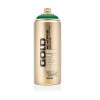 photo-Bombe de peinture - Gold - Acrylique - Shock dark green - S6020 - 400ml - Montana Cans