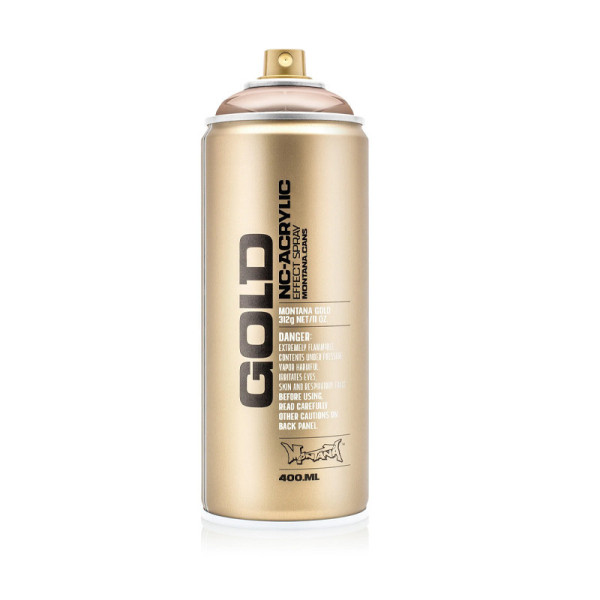 photo-Bombe de peinture - Gold - Acrylique - Copperchrome - M2000 - 400ml - Montana Cans