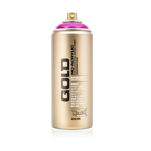 photo-Bombe de peinture - Gold - Acrylique - Transparent cherry blossom - 400ml - Montana Cans