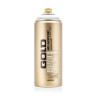 photo-Bombe de peinture - Gold - Acrylique - Transparent white - 400ml - Montana Cans