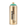 photo-Bombe de peinture - Gold - Acrylique - Activ cyan - F6200 - 400ml - Montana Cans