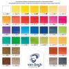 Peinture aquarelle - Coffret métal - 36 godets + palette intégrée - Van Gogh