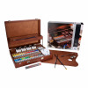 Coffret en bois de 32 tubes peinture à l'huile Van Gogh avec accessoires