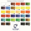 Coffret en bois de 32 tubes peinture à l'huile Van Gogh avec accessoires