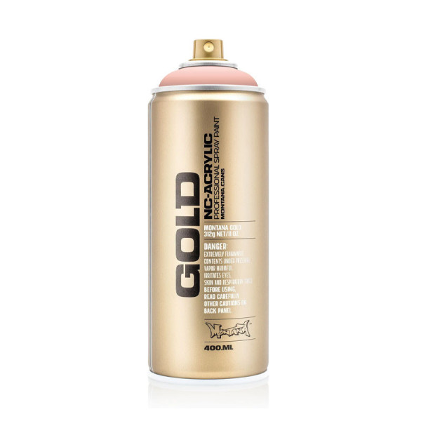 photo-Bombe de peinture - Gold - Acrylique - Shrimp pastell - CL2100 - 400ml - Montana Cans