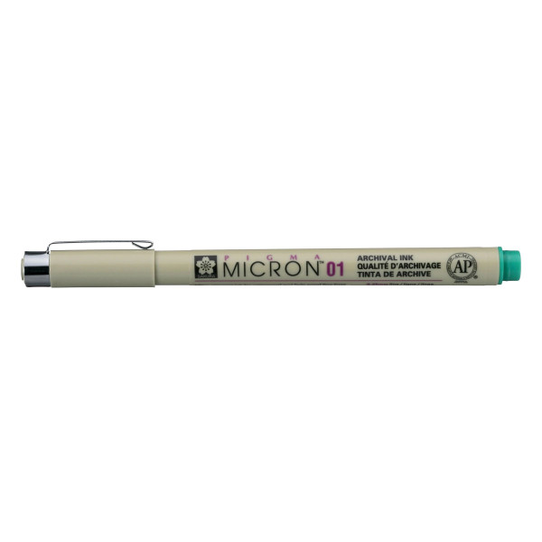 Feutre Pigma Micron 01 Sakura pointe extra fine 0.25mm vert