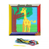 Kit canevas Girafe 15 x 15 cm gros trous