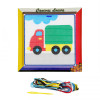 Kit canevas Camion 15 x 15 cm gros trous