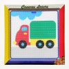 Kit canevas Camion 15 x 15 cm gros trous