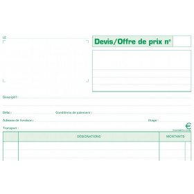Manifold - Devis et offre de prix - 29,7x21cm - Exacompta