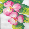 Kit complet canevas 15 x 20 cm motif roses bouquet de fleurs