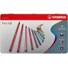 photo-Boîte métal de 50 feutres de dessin STABILO Pen 68 décor premium