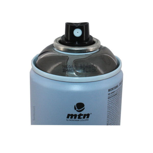 Bombe de peinture MTN 94 - noir mat transparent