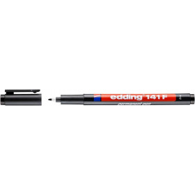 Marqueur permanent pointe fine Edding 141F noir