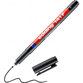 Marqueur permanent pointe fine Edding 141F noir