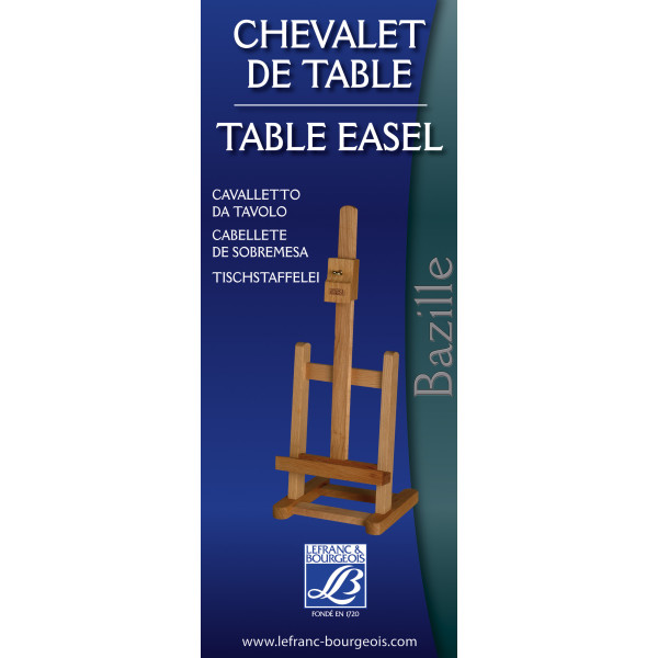 Chevalet de table - Bois de hêtre - 43x16x14cm - Réglable en hauteur - Lefranc Bourgeois
