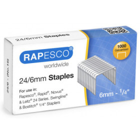 Boîte de 5000 agrafes 24/6mm Rapesco