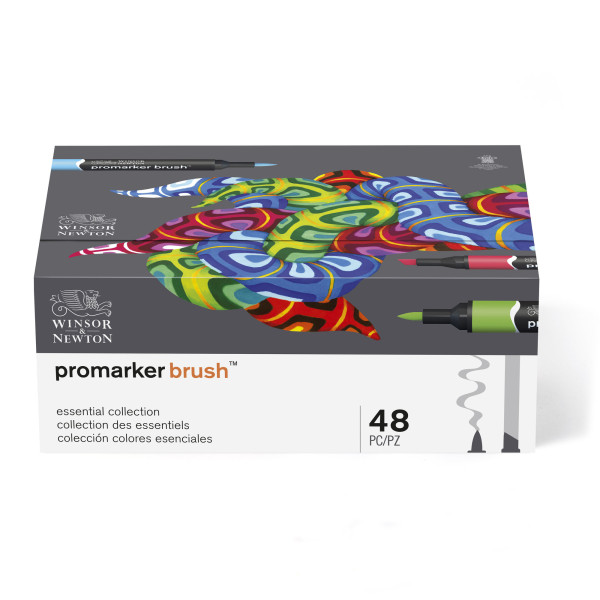 photo-Feutres - Promarker Brush - 48 couleurs - Winsor et Newton - Dessin - Illustration