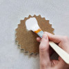 Peinture aux points - Sur bois - Coffret - Modèle girly - Dès 6 ans - Formes, pochoirs, peintures