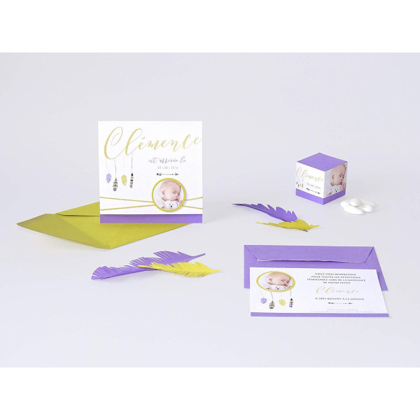 Cartes - 8,2x12,8cm - 210g - Pollen - Ivoire - 25 unités - Clairefontaine
