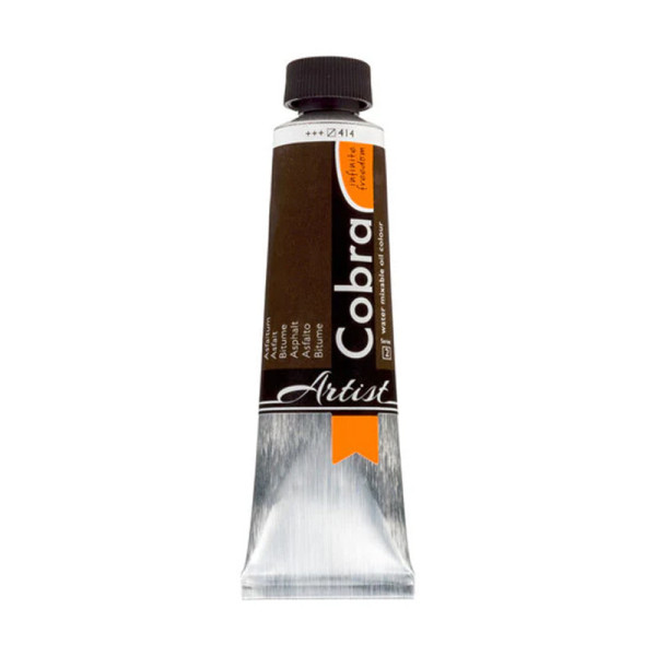 Peinture à l'huile - Cobra - Artist - Asphalt - 414 - Tube de 40ml