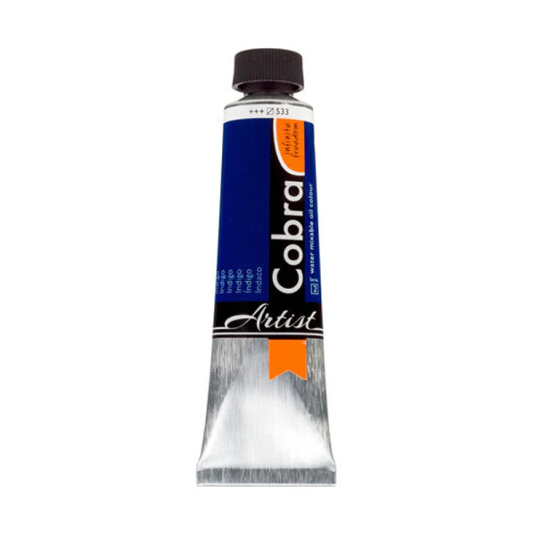 photo-Peinture à l'huile - Cobra - Artist - Indigo - 533 - Tube de 40ml