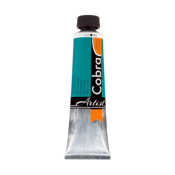photo-Peinture à l'huile - Cobra - Artist - Bleu Caraïbes - 542 - Tube de 40ml
