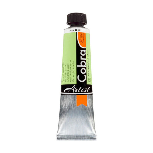 photo-Peinture à l'huile - Cobra - Artist - Vert bleu pastel - 611 - Tube de 40ml