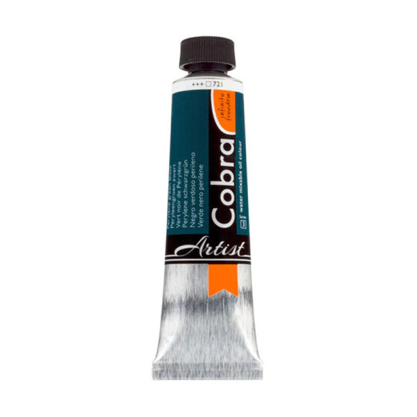 photo-Peinture à l'huile - Cobra - Artist - Vert noir pérylène - 721 - Tube de 40ml