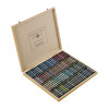 Coffret en bois de 100 pastels à l'écu Sennelier