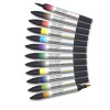 Lot de 12 feutres Promarker Watercolour tons basiques Winsor et Newton