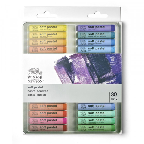 photo-Pastels - Tendre - Boîte de 30 couleurs - Winsor et Newton - Beaux-arts