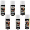 Lot de 6 bombes de peinture professionnel Nespoli - haute température blanc - 400ml | Artmania