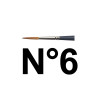 Pinceau à lettres n°6 aquarelle professionnelle Winsor & Newton