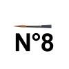 Pinceau rond à pointe n°8 aquarelle professionnelle Winsor & Newton
