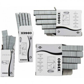 Lot de 1500 agrafes et 500 clous Cogex