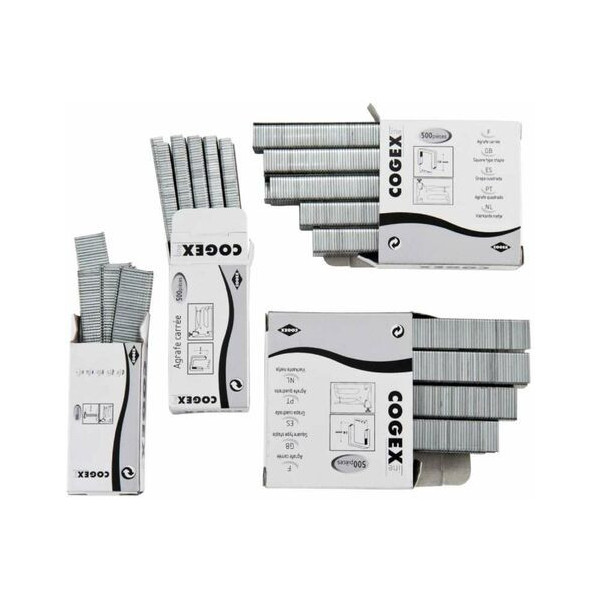 Lot de 1500 agrafes et 500 clous Cogex