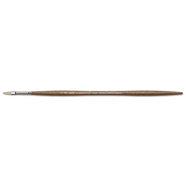 Pinceau peinture à l'huile usé bombé Filbert Winsor et Newton n°1