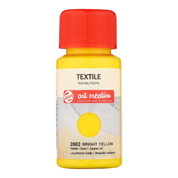 Peinture pour textile - jaune vif - Talens Art Creation - 50ml | Artmania