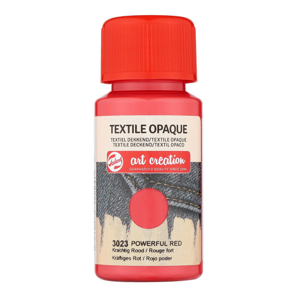 Peinture pour textile - rouge fort - Talens Art Creation - 50ml | Artmania