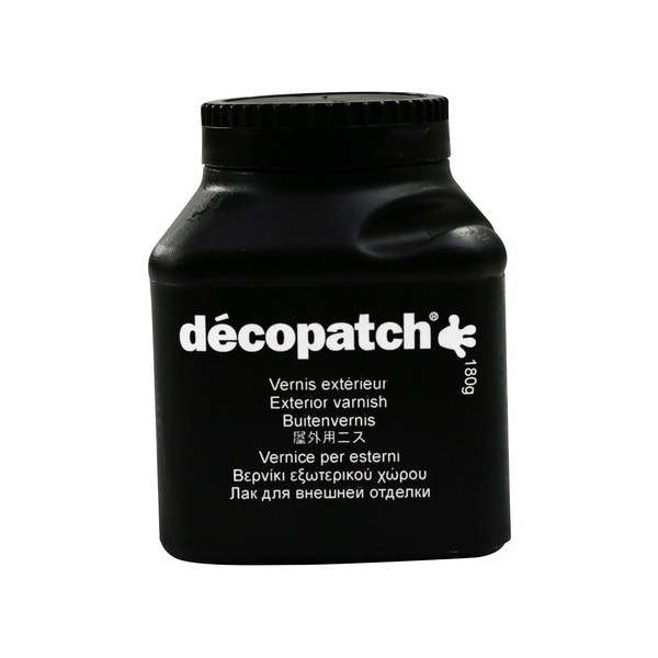 Vernis vitrificateur extérieur Aquapro Décopatch pot 180 ml
