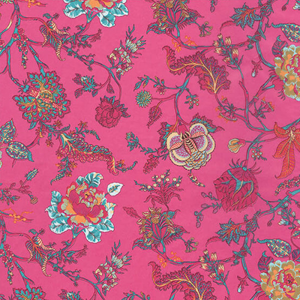 3 feuilles de papier Décopatch 30 x 40 cm motif jardin indien
