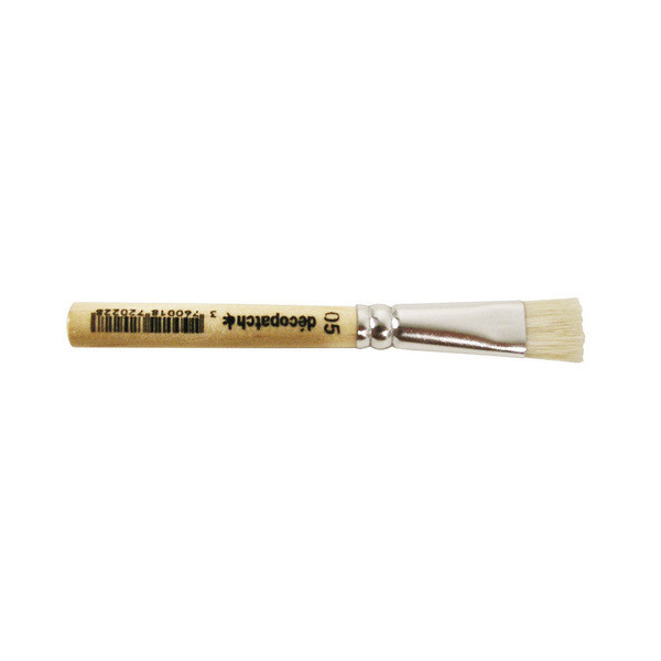 Mini kit Décopatch licorne feuilles pinceau et vernis colle