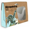 Mini kit Décopatch dinosaure feuilles pinceau et vernis colle