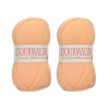 Lot de 2 pelotes Tourmaline saumon - 100% acrylique - 50g/200m - Distrifil | Artmania