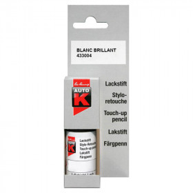 photo - Stylo de retouche pour carrosserie de voiture - Blanc brillant - Auto K